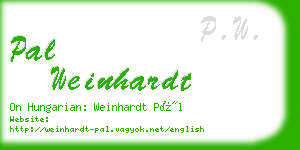 pal weinhardt business card